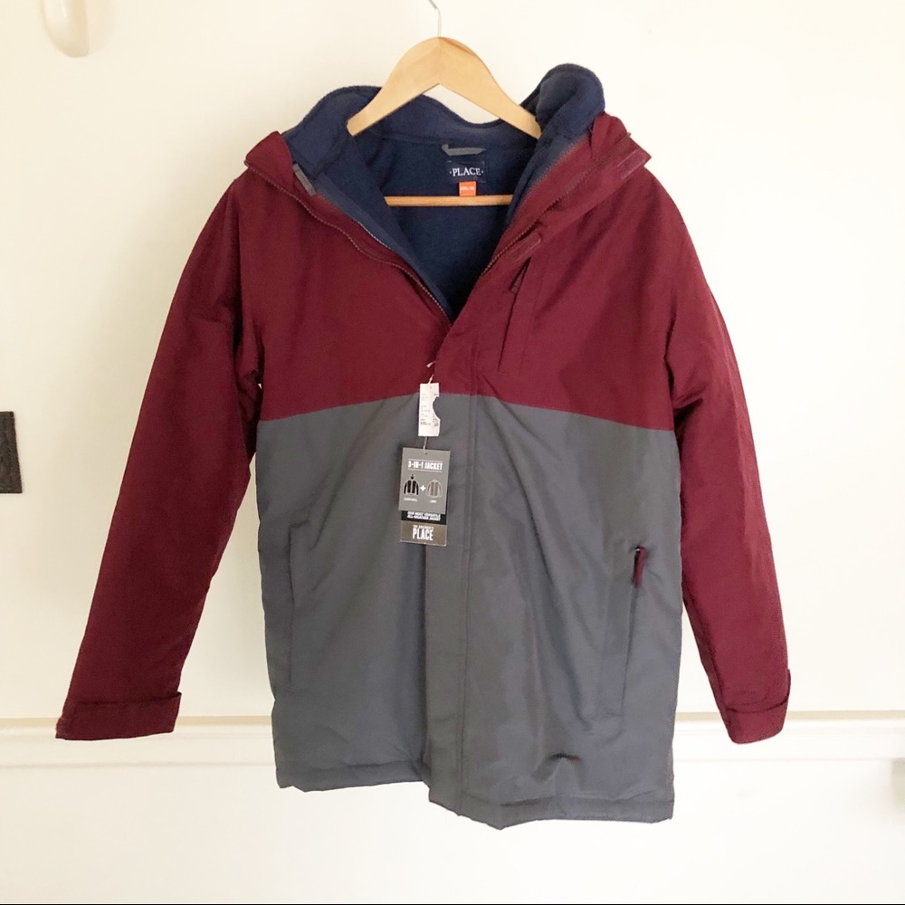 NWT The Children’s Place 3-in-1 jacket size XXL 16